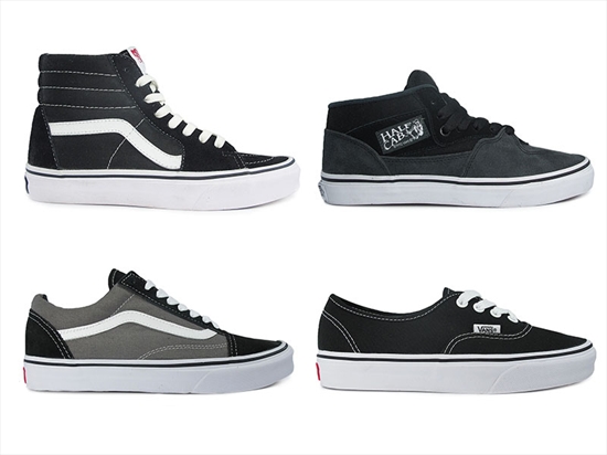 vans preto cano baixo