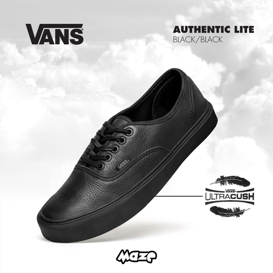 vans authentic couro