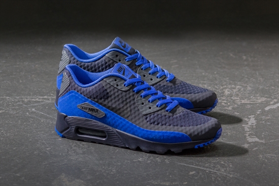 air max 90 azul e cinza